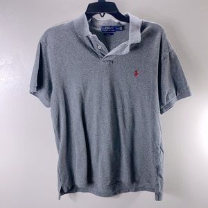 Polo by Ralph Lauren Men's Grey Polo Size L/G